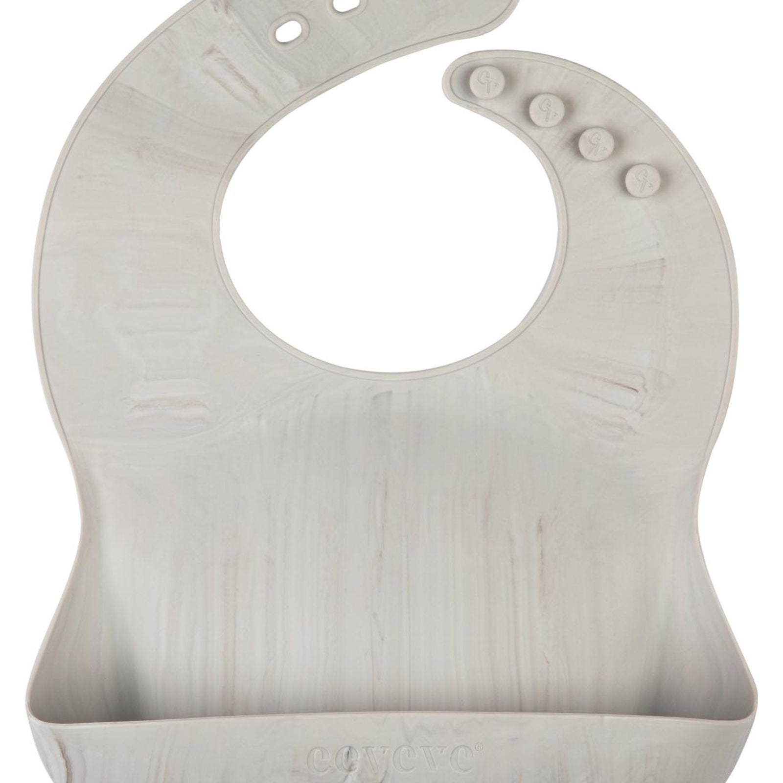 bavoir silicone marbre gris