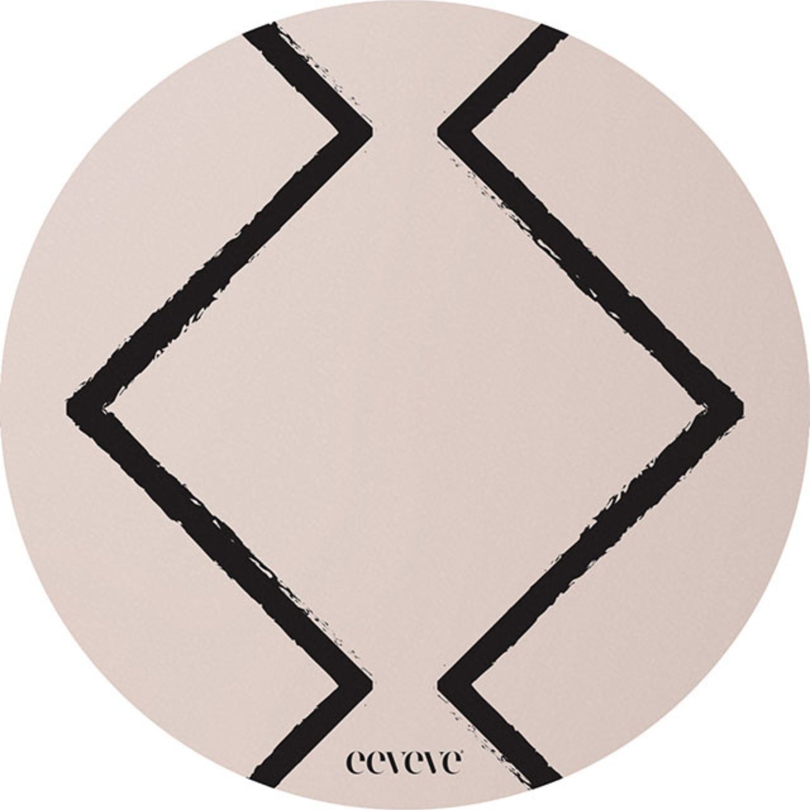 dessous de verre beni ecru noir blanc