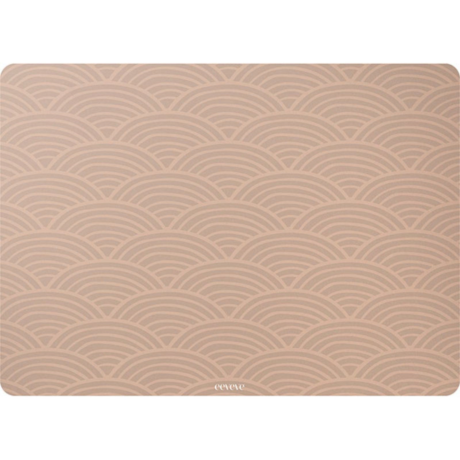 set de table arc-en-ciel beige