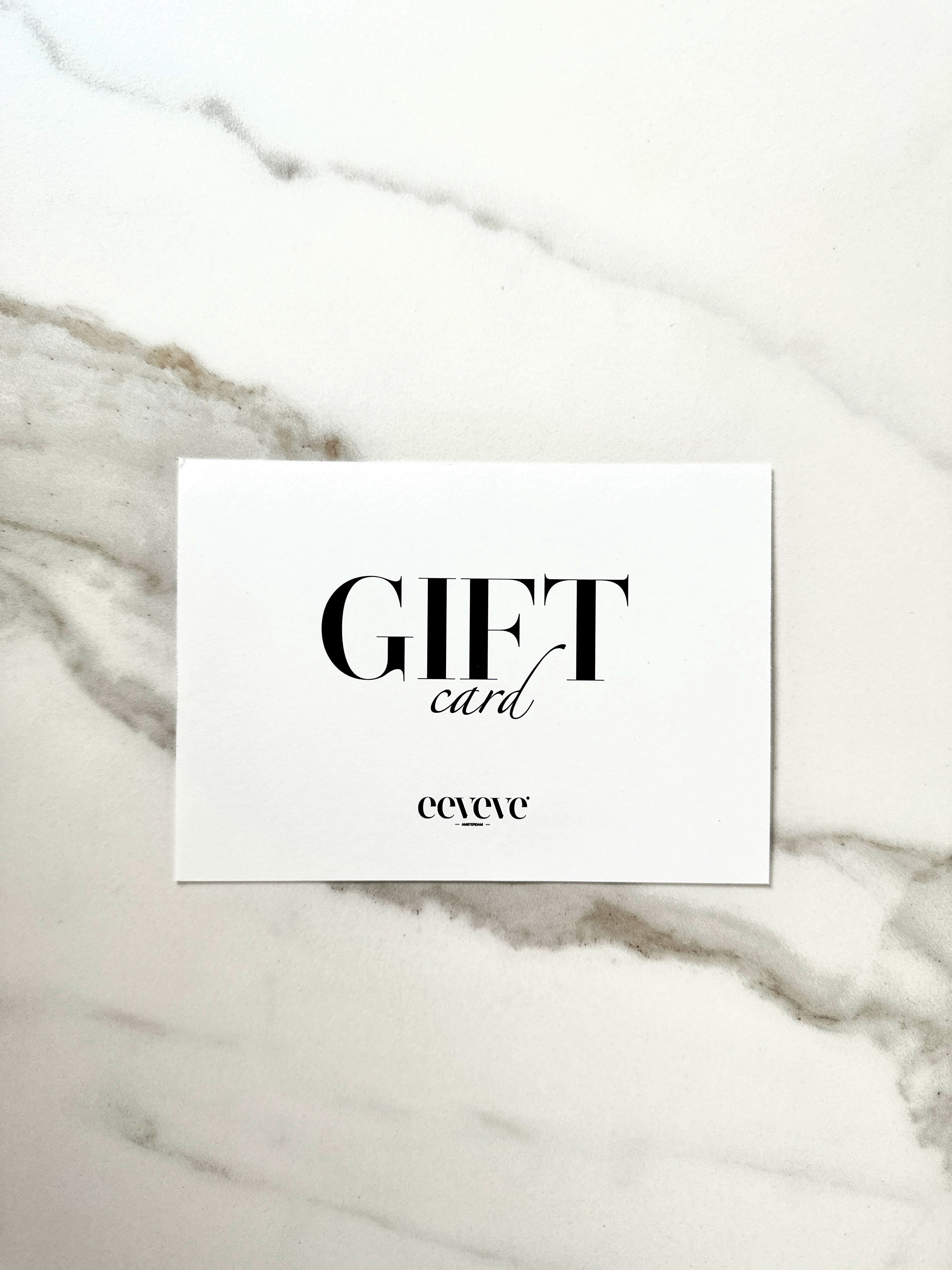 carte cadeau eeveve