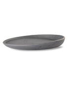 assiette silicone marbre gris foncé