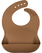 bavoir silicone automne beige foncé