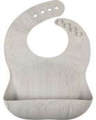 bavoir silicone marbre gris