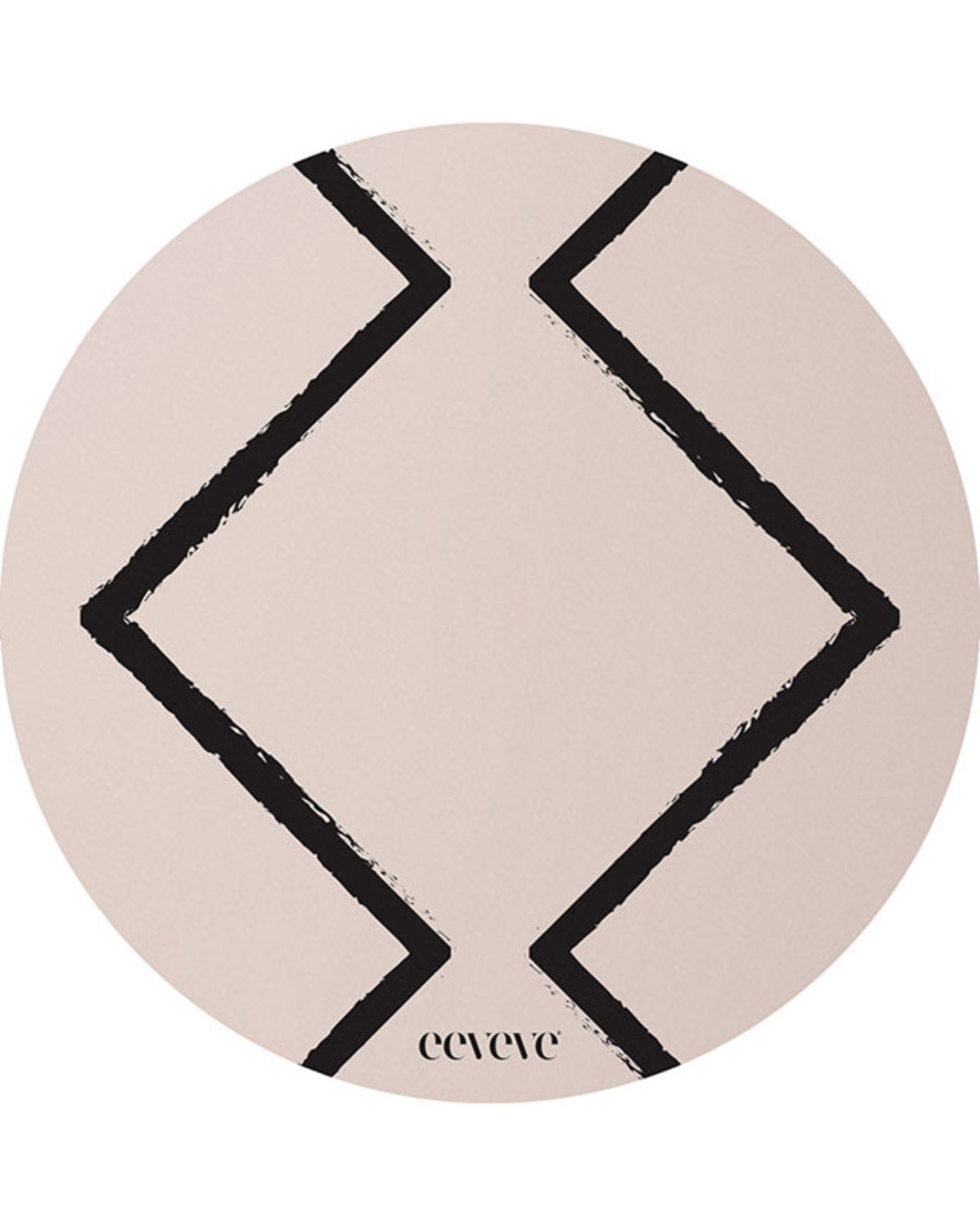 dessous de verre beni ecru noir blanc