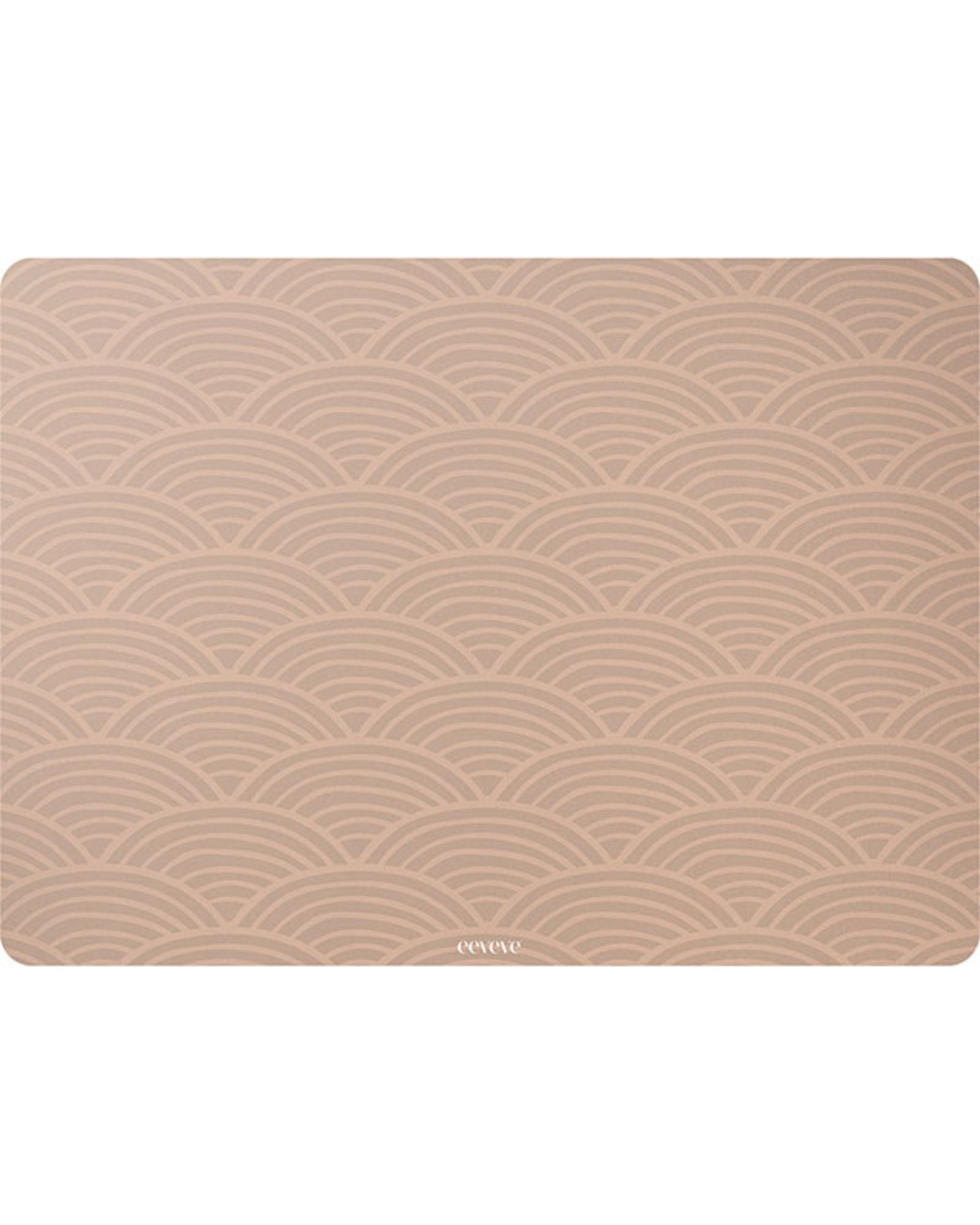 set de table arc-en-ciel beige