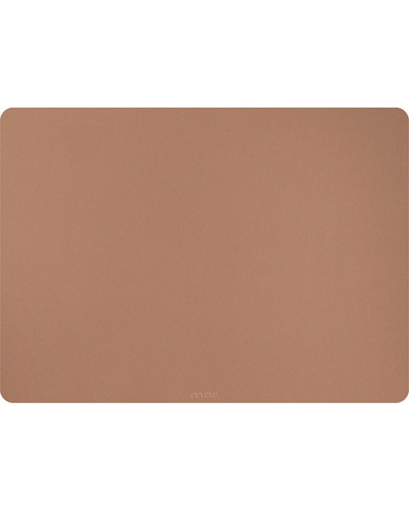 set de table cappuccino brun