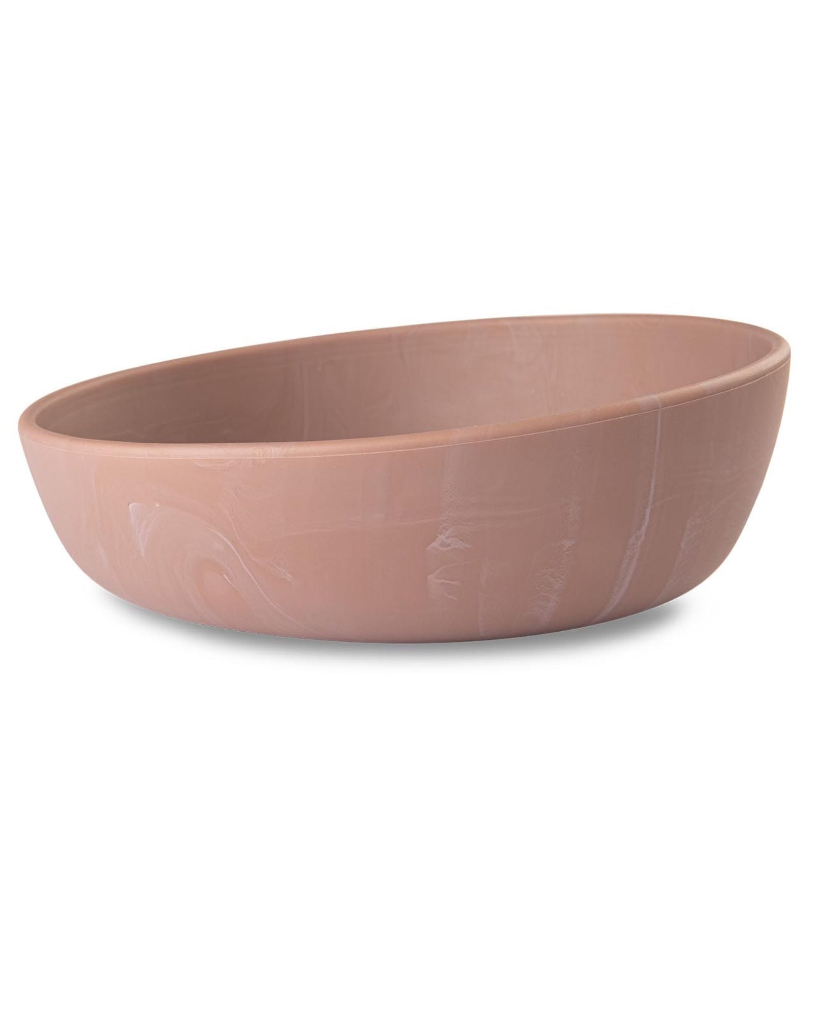 bol silicone enfant marbre rose