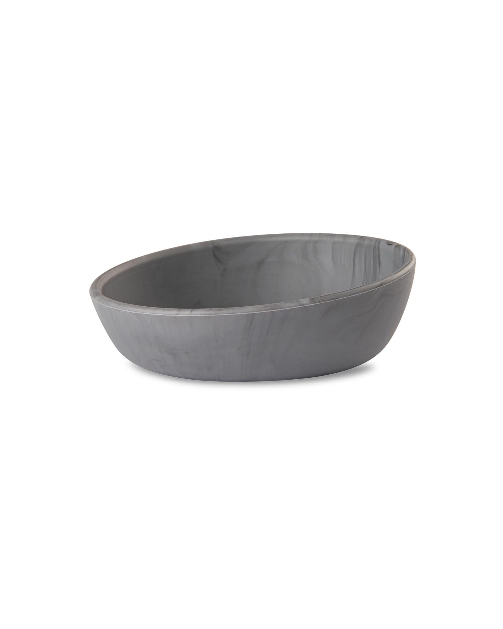 petit bol bebe silicone marbre gris foncé