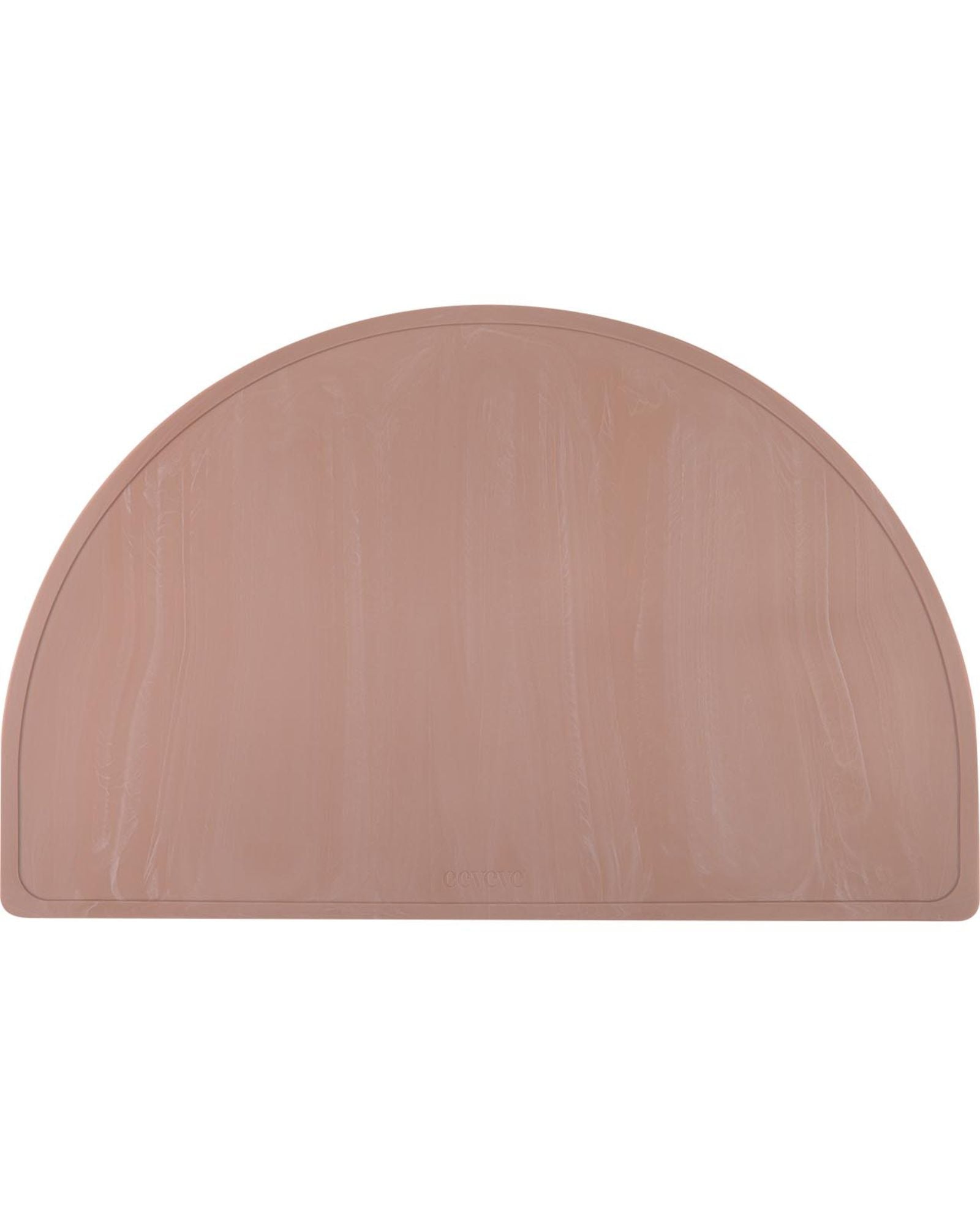 silicone set de table marbre rose